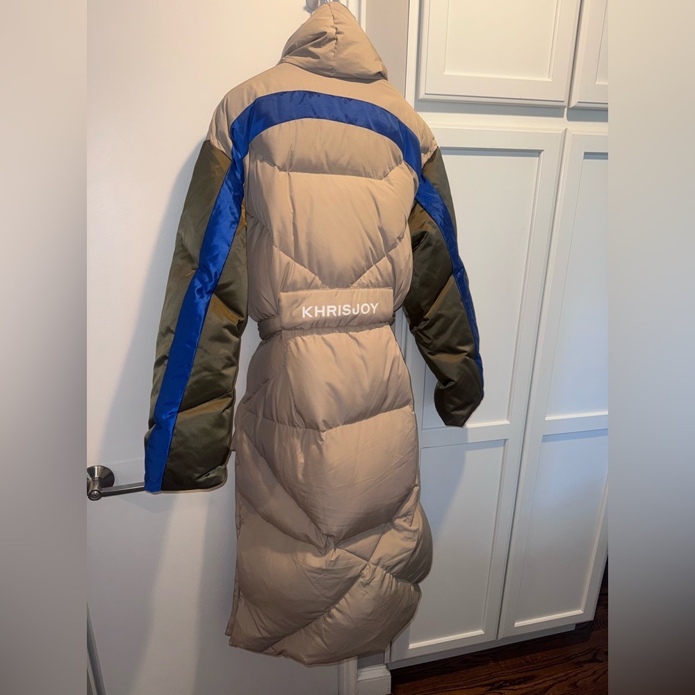 KHRISJOY Puff Stripe Robe Coat NWT